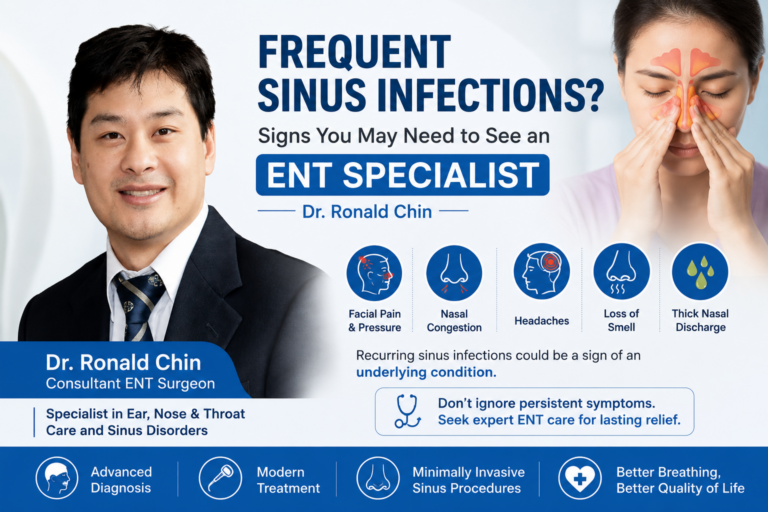 Dr. Ronald Chin – Frequent Sinus Infections? Signs You May Need to See an ENT Specialist